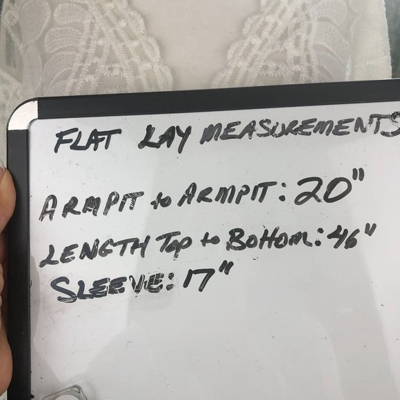 Coastal Beachy Longline Open Front Duster Lace Cardigan Coverup Romantic Dainty - Picture 13 of 14